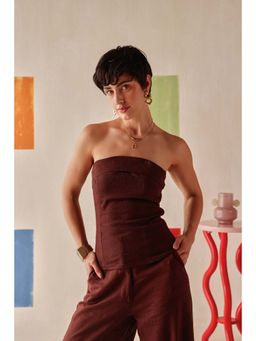 Sage By Mala - Nina Brown Top For Women