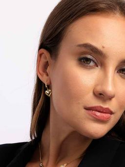 Palmonas - Dangling Heart Earrings for Womens Waterproof & Anti-Tarnish