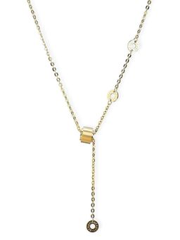 Palmonas - Hollow Clavicle Chain Necklace 18K Gold Plated
