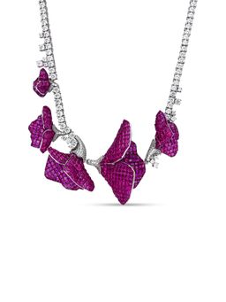 MISS JO - Pink Moonlit Willow Necklace