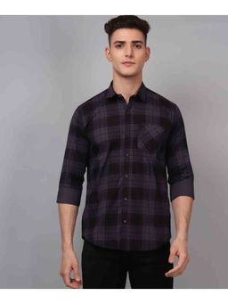 TRYBUY.IN - Men's Grey Checks Men's Shirt