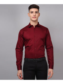TRYBUY.IN - Maroon Business Men's Shirt