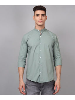 TRYBUY.IN - Fashionable Ocean Green Men's Shirt