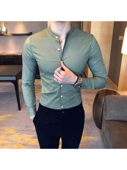 TRYBUY.IN - Ocean Green Men's Shirt