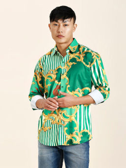 TRYBUY.IN - Pushpa 2 Abstract Printed Men's Shirt
