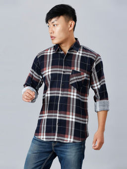 TRYBUY.IN - Tartan Checked Men's Shirt