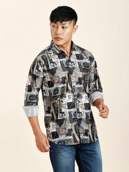 TRYBUY.IN - Turin Printed Men's Shirt