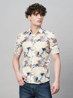 TRYBUY.IN - Breezy Printed Half Sleeves Men's Shirt