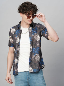 TRYBUY.IN - Iconic Printed Half Sleeves Men's Shirt