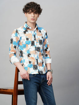 TRYBUY.IN - Sleek Printed Men's Shirt