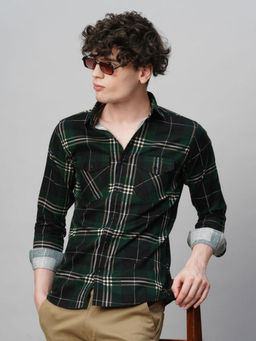 TRYBUY.IN - Eclectic Checked Shirt For Men