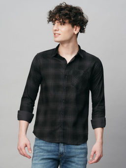 TRYBUY.IN - Leisure Checked Shirt For Men