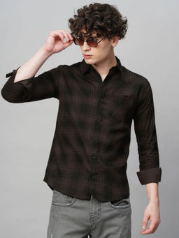 TRYBUY.IN - Charismatic Checked Shirt For Men