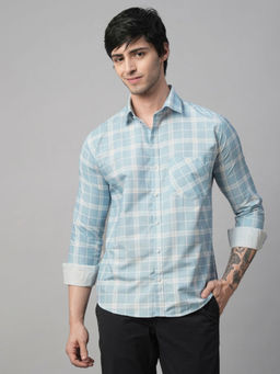 TRYBUY.IN - Light Checked Men's Shirt
