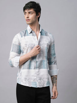 TRYBUY.IN - Denain Abstract Printed Shirt For Men