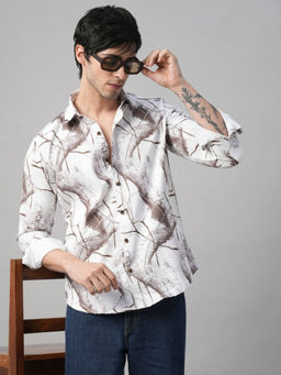 TRYBUY.IN - Croix Abstract Printed Shirt For Men