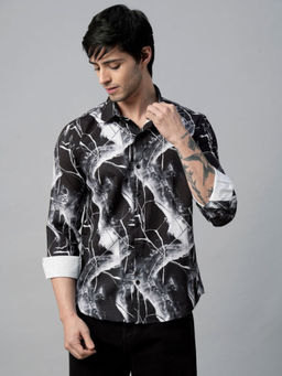 TRYBUY.IN - Menton Abstract Printed Shirt For Men
