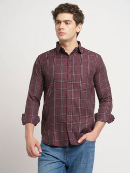 TRYBUY.IN - Adorn Checked Men's Shirt