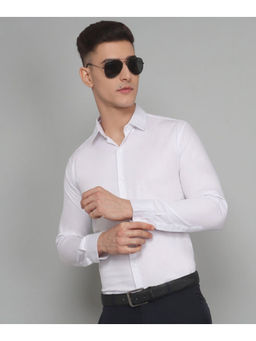 TRYBUY.IN - White 100% Cotton Shirt