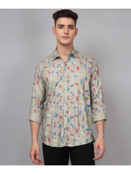 TRYBUY.IN - Cotton Multi Coloured Printed Men's Shirt