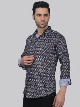 TRYBUY.IN - Floral Frenzy Men's Printed Shirt