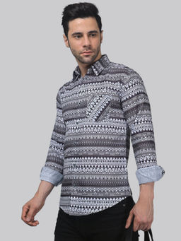 TRYBUY.IN - Pop-Art Men's Printed Shirt