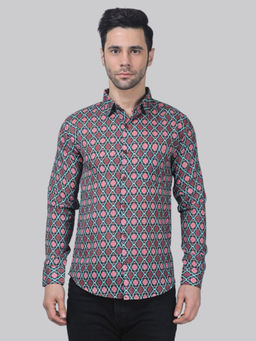 TRYBUY.IN - Avant-Garde Men's Printed Shirt