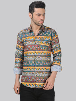 TRYBUY.IN - Mid-Century Men's Printed Shirt