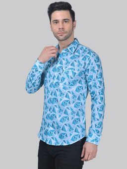 TRYBUY.IN - Chic-Industrial Men's Printed Shirt