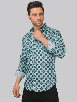 TRYBUY.IN - Street-Glam Men's Printed Shirt