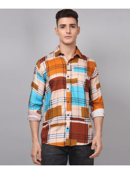 TRYBUY.IN - Printed Multi Coloured Men's Shirt
