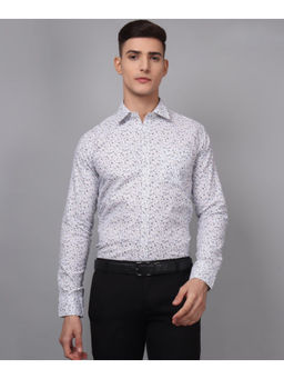 TRYBUY.IN - Men's Printed Cotton Linen Shirt