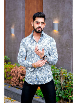 TRYBUY.IN - Vozia Uzek Floral Printed Shirt