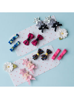 Ribbon Candy - Combo Fancy Alligator Hair Clips - Pair 6