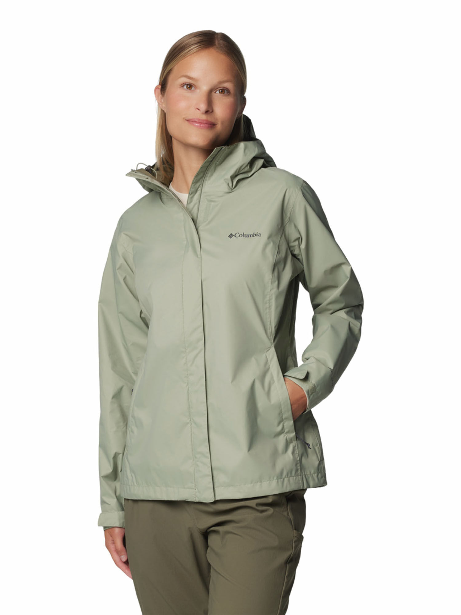 columbia Womens Green Omni-Tech Arcadia II Rain Jacket-picture-34