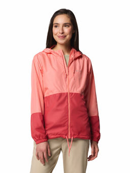 Columbia - Womens Red Omni-Shield Flash Forward II Wind and Water Resistant