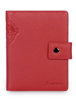 Mai Soli - Red Genuine Leather Gypsy Travel Passport Holder