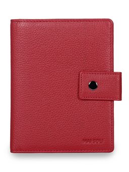 Mai Soli - Red Genuine Leather Nomad Travel Passport Holder