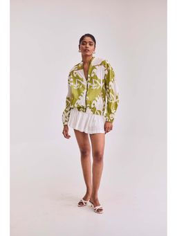 Urban Suburban - Ika Multi-Color Jacket with White Skirt