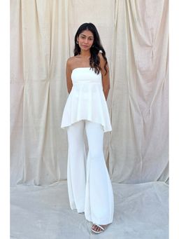 Urban Suburban - White Strapless Co-Ord Set
