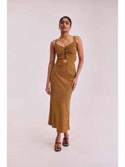 Urban Suburban - Mustard Gingham Co-Ord Set