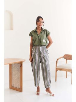 Urban Suburban - Women Green Top with Pant