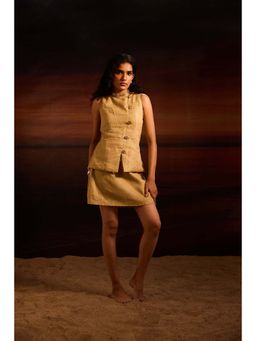 dhaaga - Aven Khaki Co-Ord Set