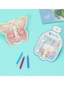 Yellow Bee - Multi-Colour Cup Cake and Heart Shaped Diy Resin Craft Kits