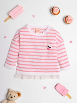 Nautinati - Girls Striped Acrylic Sweater