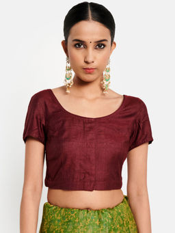 Fabindia - Viscose Blend Solid Women Blouse