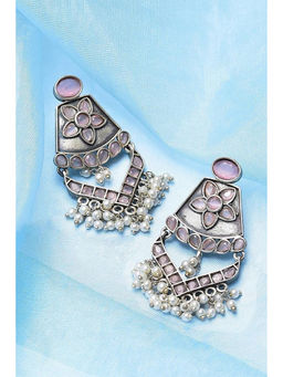 Biba - Light Purple Oxidised Earrings