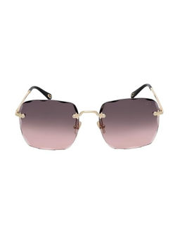 Gio Collection - Uv Protection Brown Square Women Sunglass-52 - GM.0446C