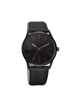 Sonata - Poze Quartz Analog Black Dial Pu Leather Strap Watch for Men (Medium)