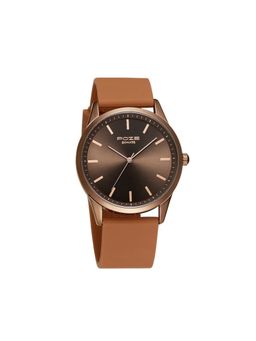 Sonata - Poze Quartz Analog Brown Dial Silicone Strap Watch for Men (Medium)